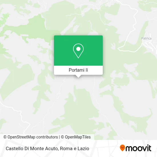 Mappa Castello Di Monte Acuto