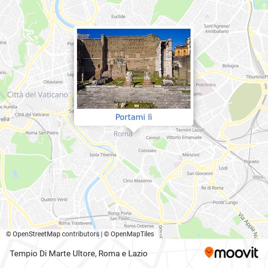 Mappa Tempio Di Marte Ultore