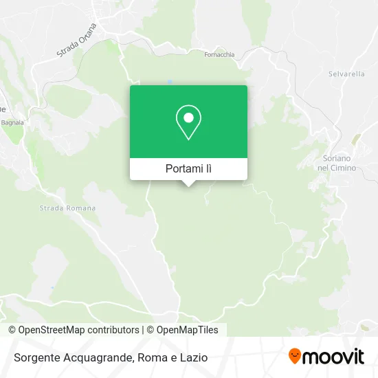 Mappa Sorgente Acquagrande