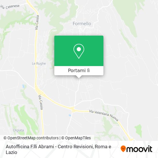 Mappa Autofficina F.lli Abrami - Centro Revisioni