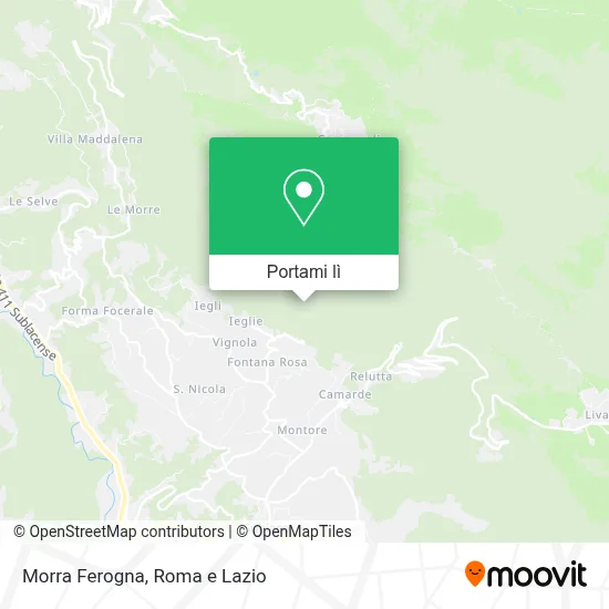 Mappa Morra Ferogna