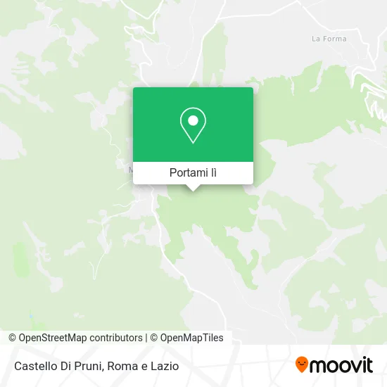 Mappa Castello Di Pruni