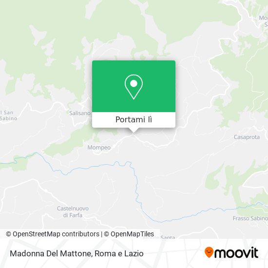 Mappa Madonna Del Mattone