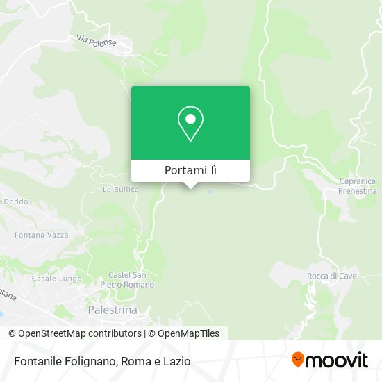 Mappa Fontanile Folignano