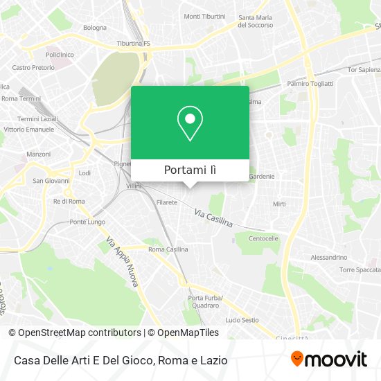Mappa Casa Delle Arti E Del Gioco