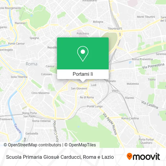 Mappa Scuola Primaria Giosuè Carducci