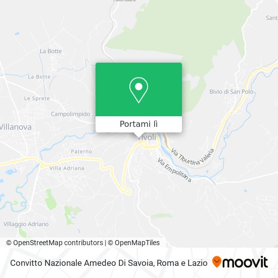 Mappa Convitto Nazionale Amedeo Di Savoia
