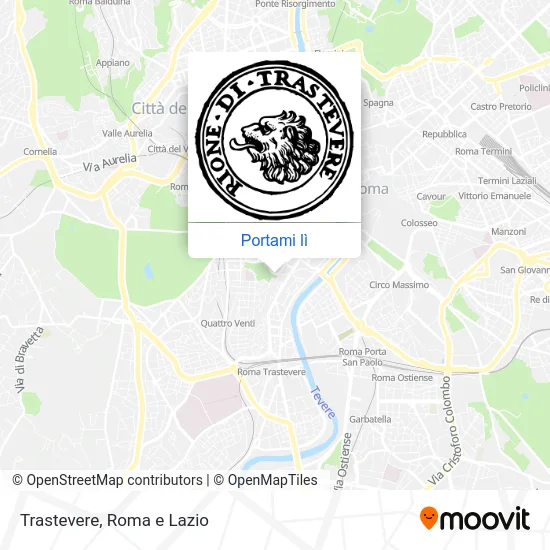 Mappa Trastevere