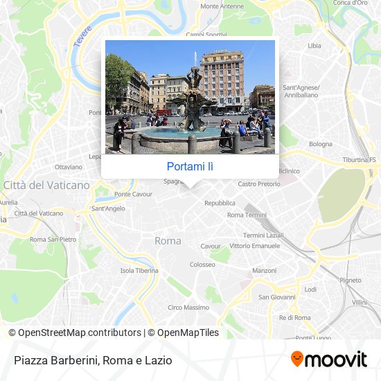 Mappa Piazza Barberini