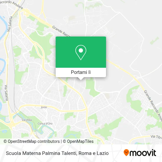 Mappa Scuola Materna Palmina Talenti