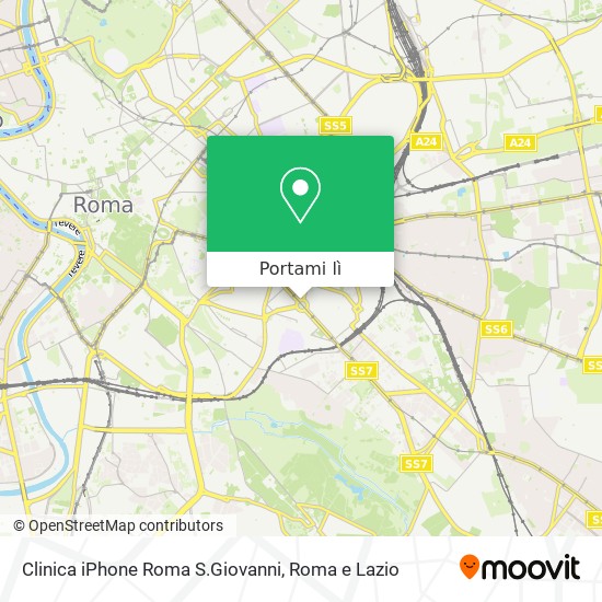 Mappa Clinica iPhone Roma S.Giovanni