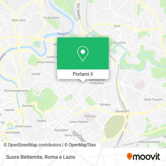 Mappa Suore Betlemite