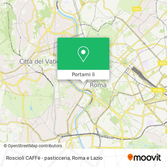 Mappa Roscioli CAFFè - pasticceria