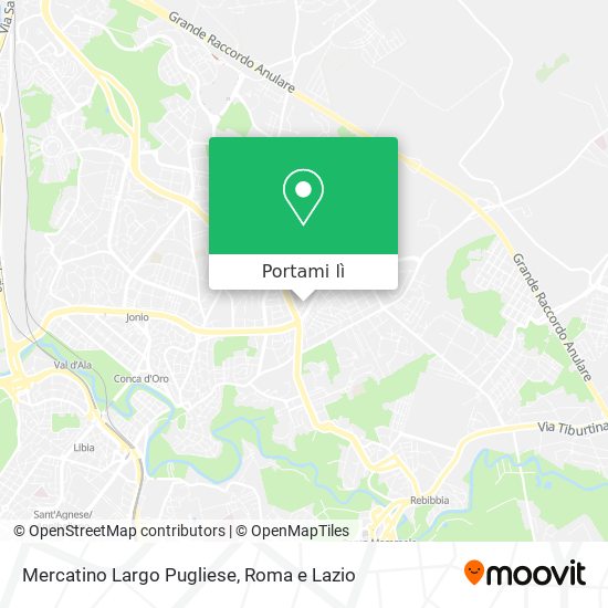 Mappa Mercatino Largo Pugliese
