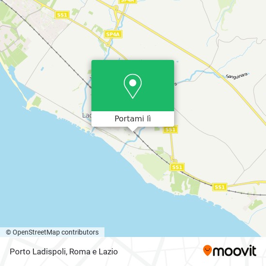 Mappa Porto Ladispoli