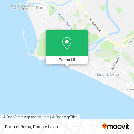 Mappa Porto di Roma