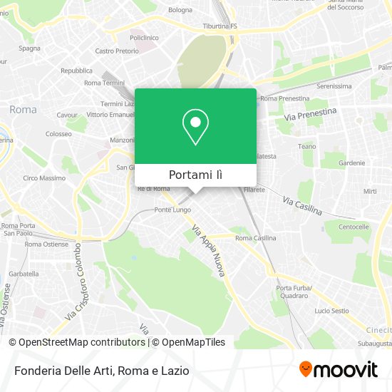 Mappa Fonderia Delle Arti