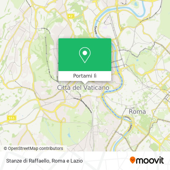 Mappa Stanze di Raffaello