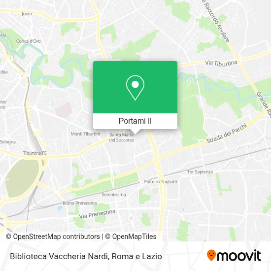 Mappa Biblioteca Vaccheria Nardi