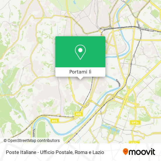 Mappa Poste Italiane - Ufficio Postale