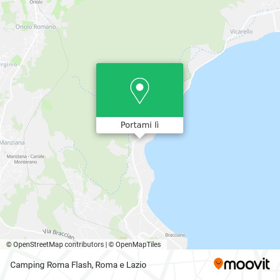 Mappa Camping Roma Flash
