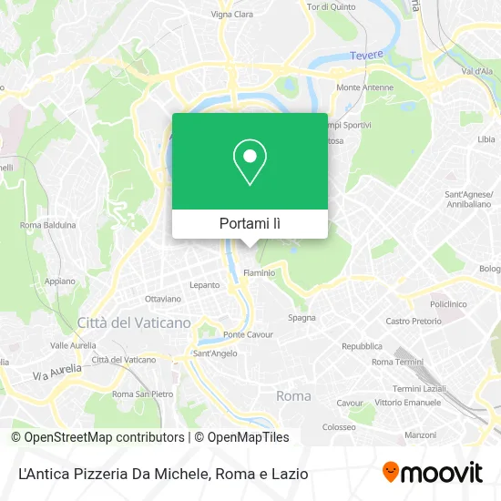 Mappa L'Antica Pizzeria Da Michele