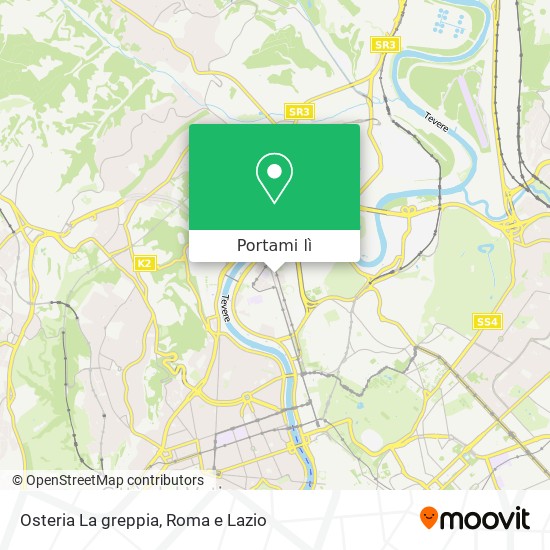 Mappa Osteria La greppia