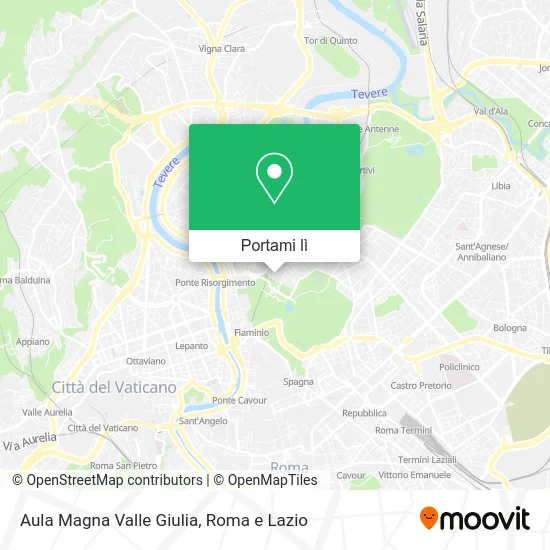 Mappa Aula Magna Valle Giulia