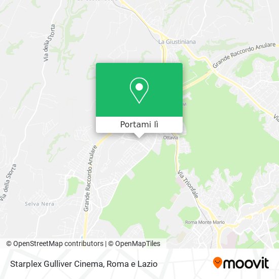 Mappa Starplex Gulliver Cinema