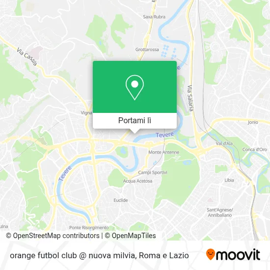 Mappa orange futbol club @ nuova milvia