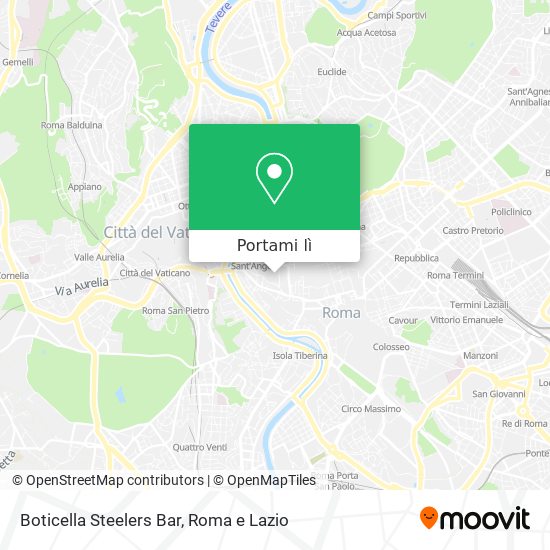 Mappa Boticella Steelers Bar