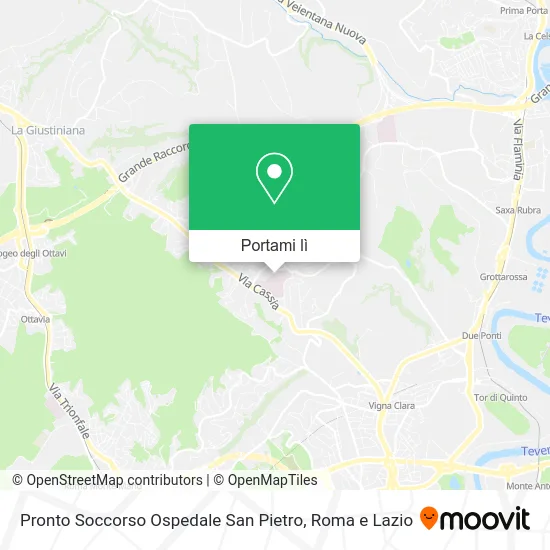 Mappa Pronto Soccorso Ospedale San Pietro