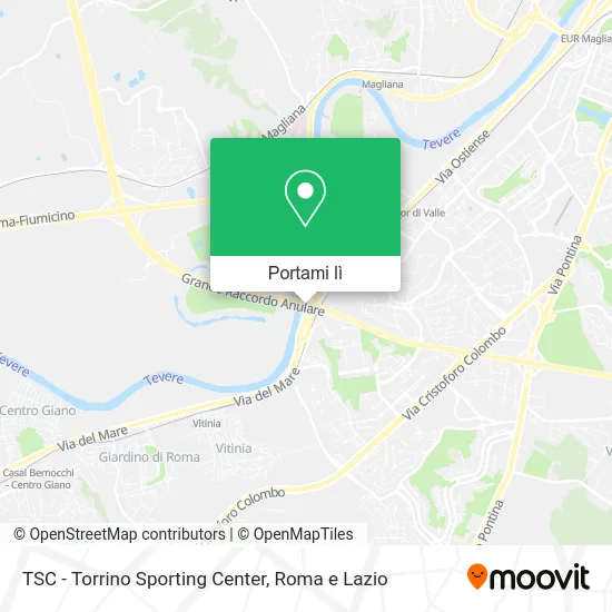 Mappa TSC - Torrino Sporting Center