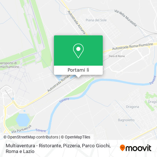 Mappa Multiaventura - Ristorante, Pizzeria, Parco Giochi
