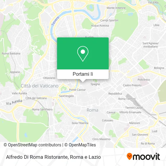 Mappa Alfredo Di Roma Ristorante