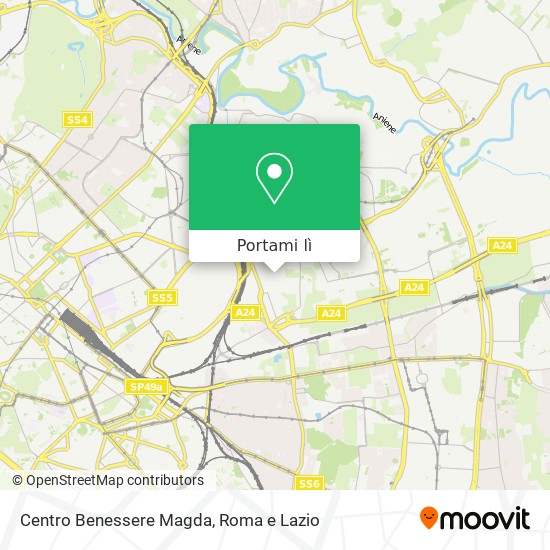Mappa Centro Benessere Magda
