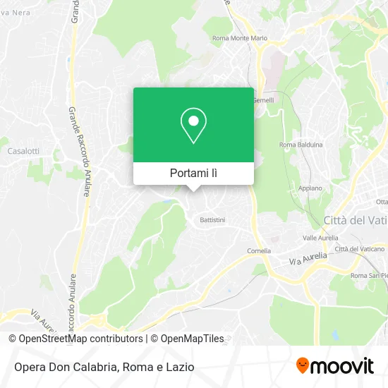 Mappa Opera Don Calabria