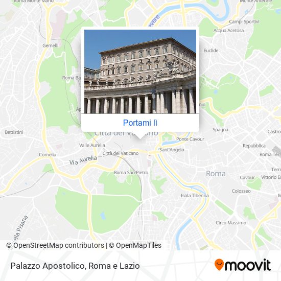 Mappa Palazzo Apostolico