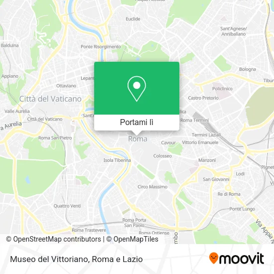 Mappa Museo del Vittoriano