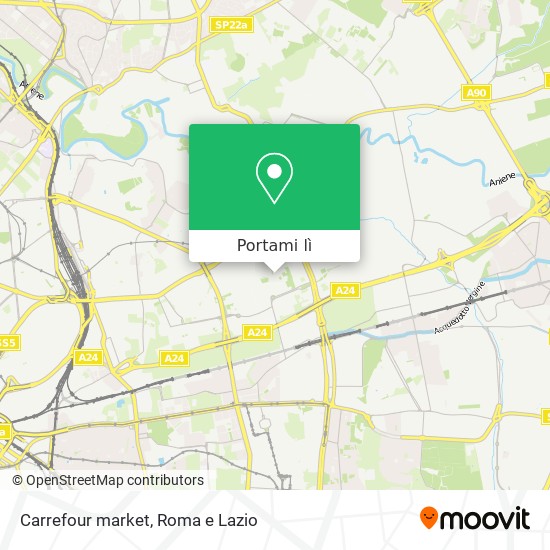 Mappa Carrefour market