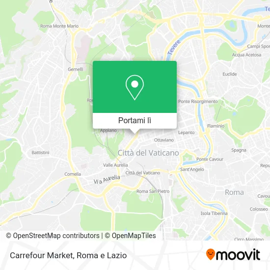 Mappa Carrefour Market