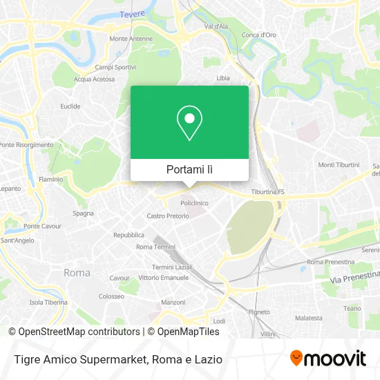 Mappa Tigre Amico Supermarket