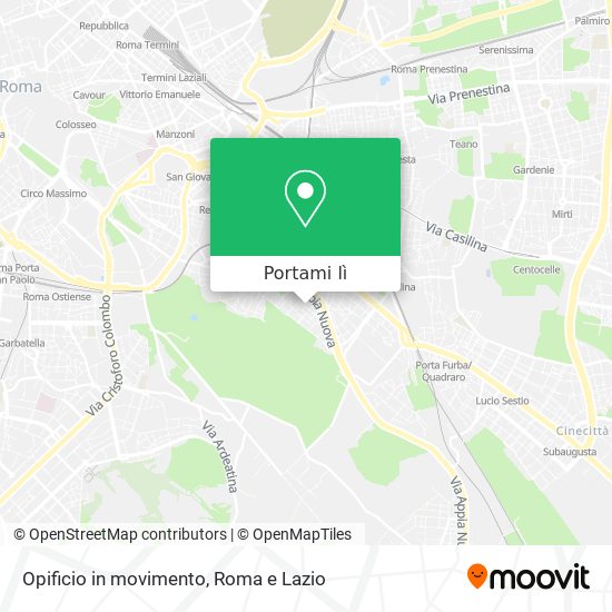 Mappa Opificio in movimento