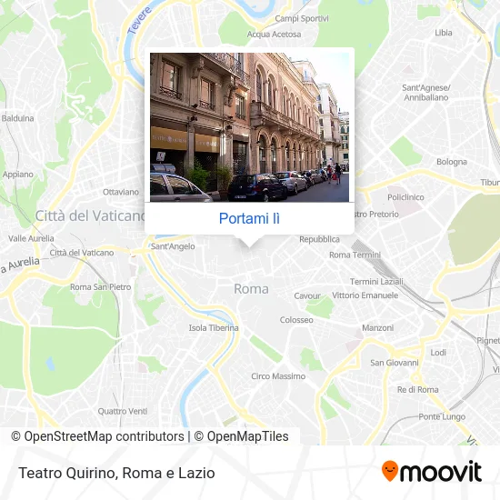 Mappa Teatro Quirino