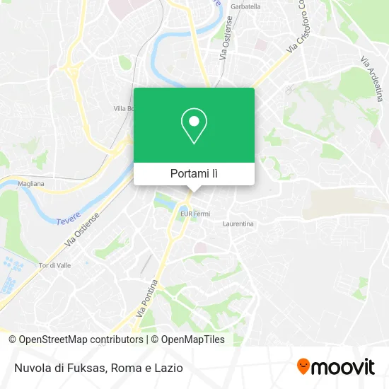 Mappa Nuvola di Fuksas
