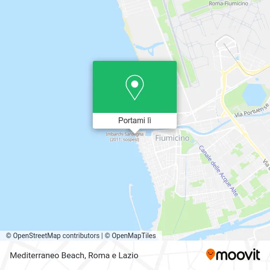 Mappa Mediterraneo Beach