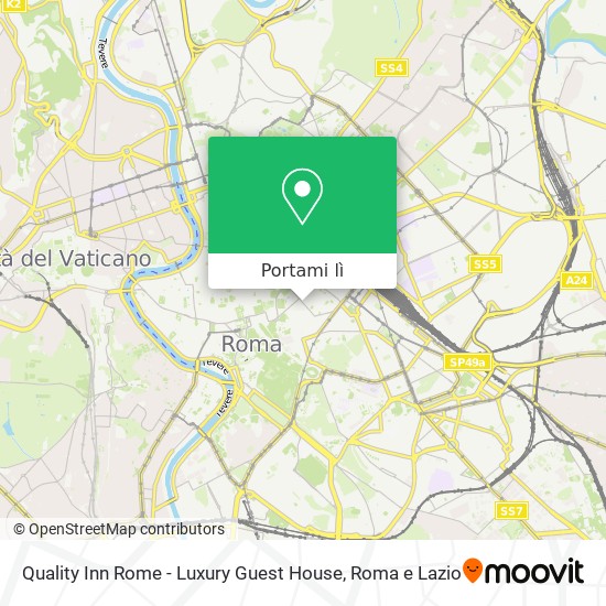 Mappa Quality Inn Rome - Luxury Guest House