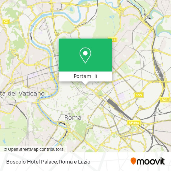 Mappa Boscolo Hotel Palace