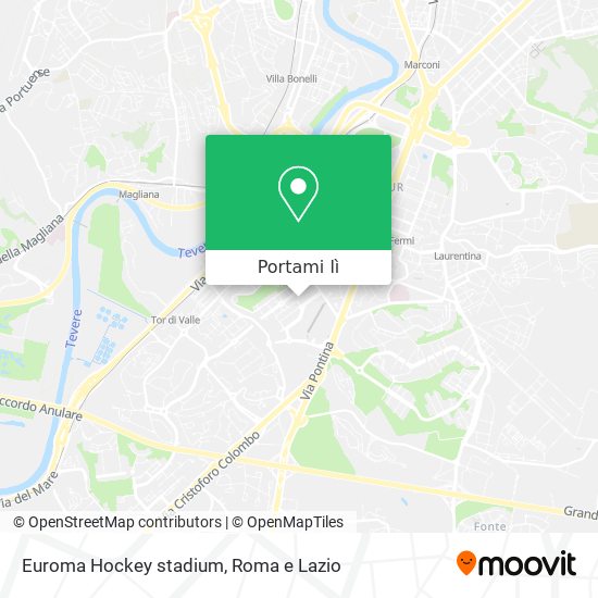 Mappa Euroma Hockey stadium