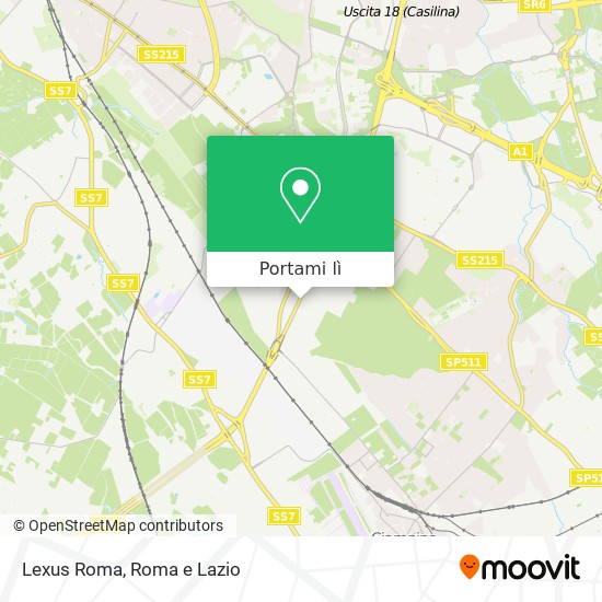 Mappa Lexus Roma